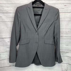 🍁 Theory 100% Wool, Lined Blazer Button Up Jacket Coat sz 6